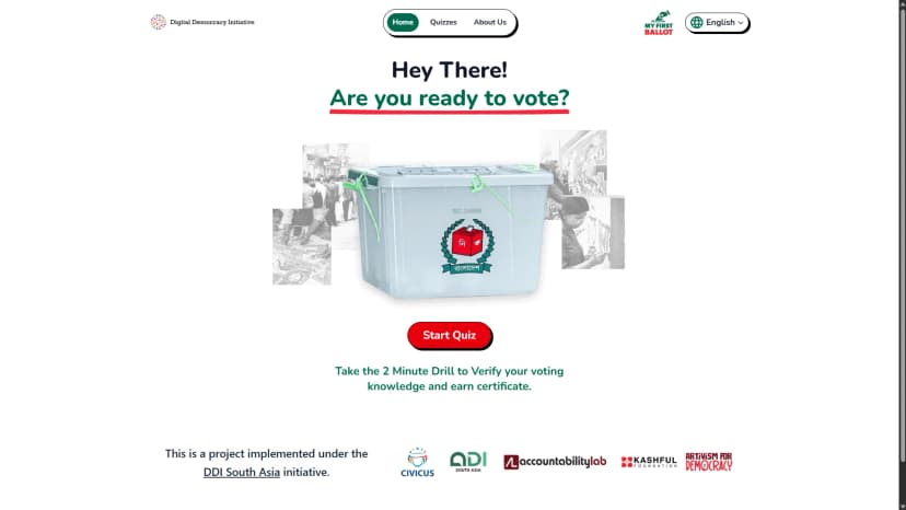 Vote Kori - Election Knowledge Civic Tech Project Logo